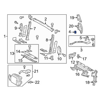 Toyota OE - Front Hood Stop Buffer