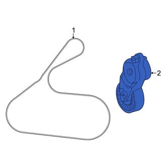 Toyota OE - Accessory Drive Belt Tensioner Assembly