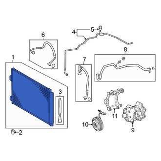 Toyota OE - A/C Condenser