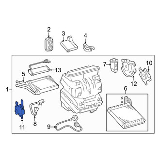 Toyota OE - Left HVAC Blend Door Actuator