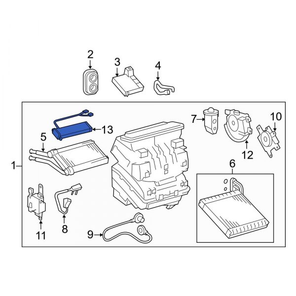 HVAC Heater Core Heater Element