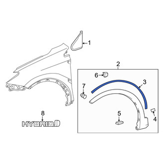 Toyota OE - Wheel Arch Molding Gasket
