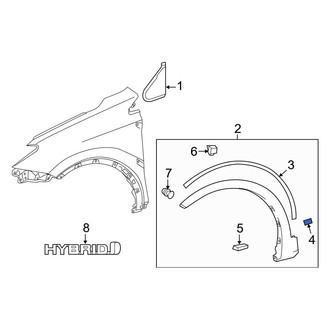Toyota OE - Wheel Arch Molding Gasket