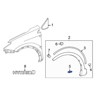 Toyota OE - Wheel Arch Molding Gasket