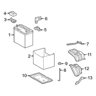 Toyota OE - Electrical - Battery (Conventional), (LE / Limited / SE / XLE)