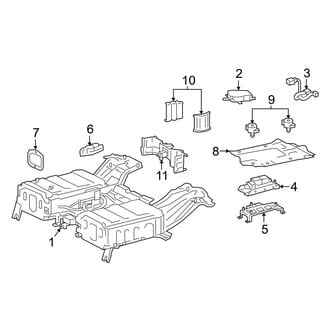 Toyota OE - Electrical - Battery (Battery Assembly, High Voltage), (Hybrid Limited / Hybrid XLE)
