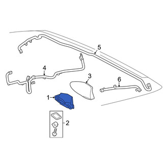 Toyota OE - Radio Antenna Assembly