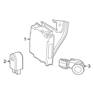 Toyota OE - Electrical Components (Park Assistant Components), (Gas)