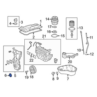 Toyota OE - Rear Engine Crankshaft Seal