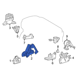 Toyota OE - Front Engine Mount Bracket
