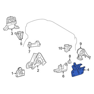 Toyota OE - Left Engine Mount