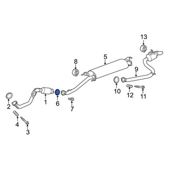Toyota OE - Rear Exhaust Tail Pipe Gasket