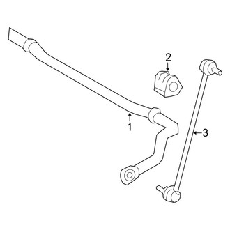 Toyota OE - Front Suspension - Stabilizer Bar & Components