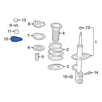 Toyota OE - Front Upper Suspension Strut Mount Reinforcement