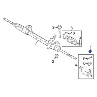 Toyota OE - Steering Tie Rod Nut