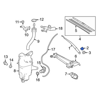 Toyota OE - Wiper Arm Cap