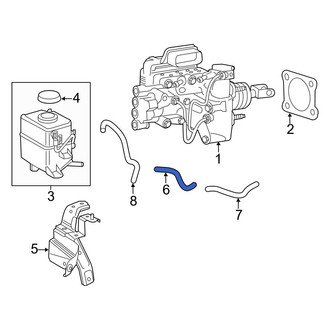 Toyota OE - Front Right Brake Hydraulic Hose