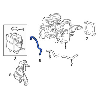 Toyota OE - Front Right Brake Hydraulic Hose
