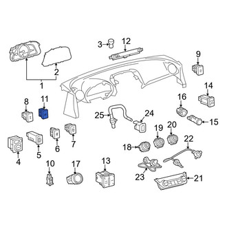 Toyota OE - Rear Liftgate Latch Release Switch