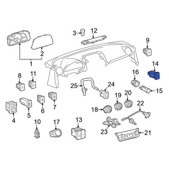 Toyota OE - Rear Left Seat Heater Switch