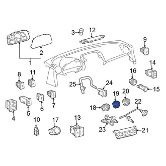 Toyota OE - HVAC Blower Control Switch
