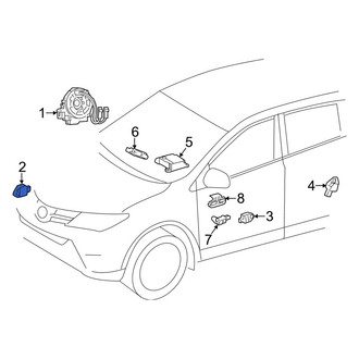 Toyota OE - Front Air Bag Impact Sensor