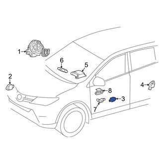 Toyota OE - Center Front Air Bag Impact Sensor