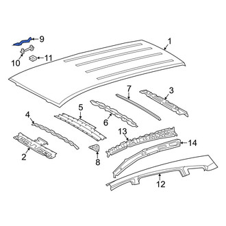 Toyota OE - Front Roof Panel Bracket