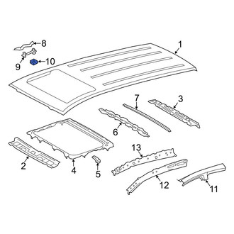Toyota OE - Rear Roof Panel Bracket
