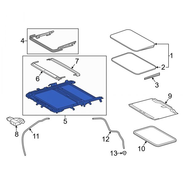 Sunroof Frame