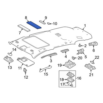 Toyota OE - Front Headliner Insulator