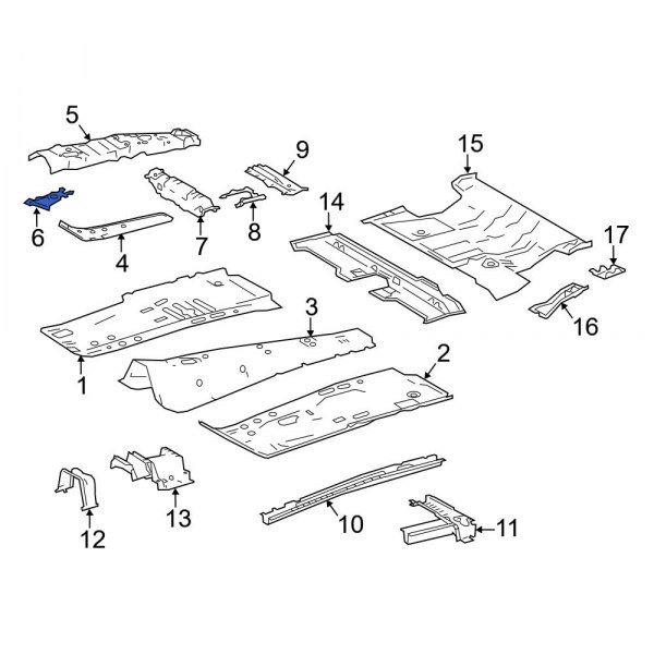 Floor Pan Bracket