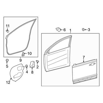 Toyota OE - Front Door - Door & Components