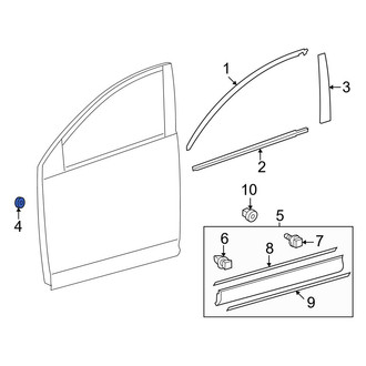 Toyota OE - Door Applique Clip
