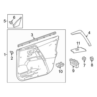 Toyota OE - Front Door - Interior Trim (2.0L / 2.5L Gas)