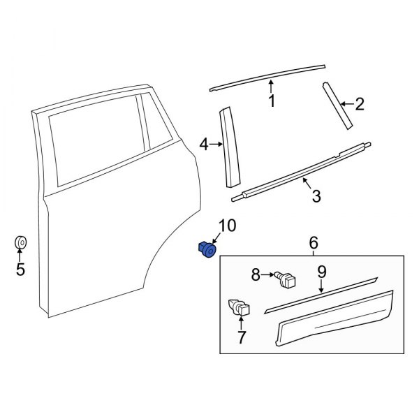 Door Molding Gasket