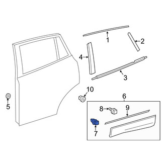 Toyota OE - Wheel Arch Molding Clip