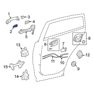 Toyota OE - Exterior Door Handle Gasket