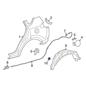 Toyota OE - Quarter Panel Splash Shield Clip