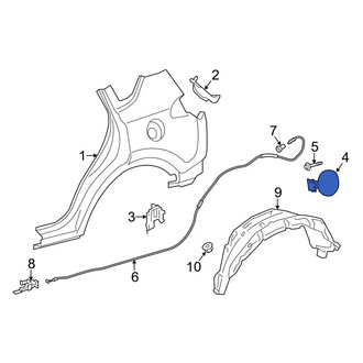 Toyota OE - Rear Fuel Filler Door
