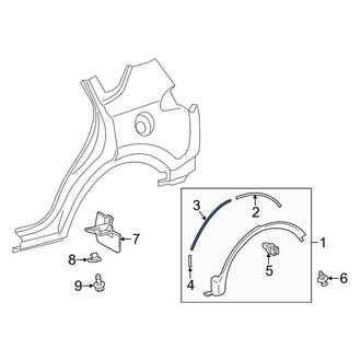 Toyota OE - Wheel Arch Molding Gasket