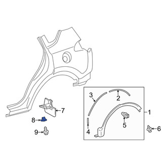 Toyota OE - Rocker Panel Molding Grommet