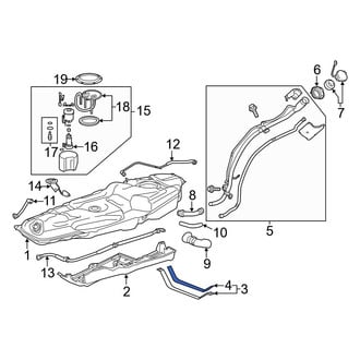 Toyota OE - Front Fuel Tank Strap Sleeve