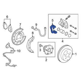 Toyota OE - Front Right Disc Brake Caliper Bracket