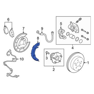 Toyota OE - Rear Parking Brake Shoe