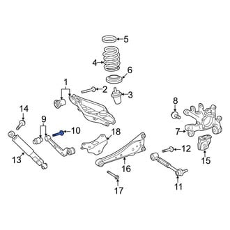 Toyota OE - Upper Coil Spring Damper Bolt