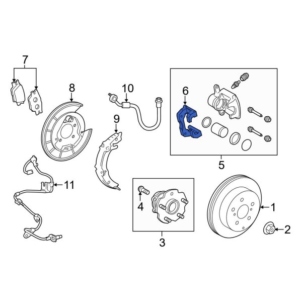 Disc Brake Caliper Bracket