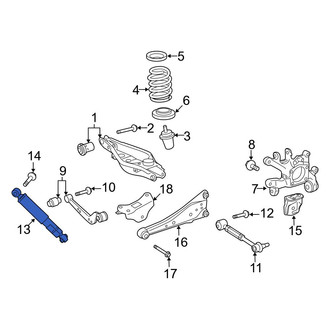 Toyota OE - Rear Suspension Shock Absorber