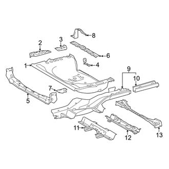 Toyota OE - Rear Body & Floor - Floor & Rails (Japan Built)