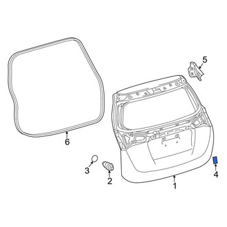 Toyota OE - Rear Deck Lid Stop Buffer